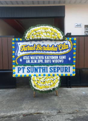 Papan Bunga Duka di Campurejo